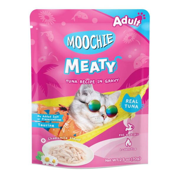 Moochie Cat Food Tuna Recipe In Gravy Pouch 70g