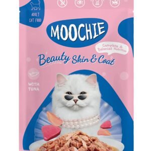 Moochie Cat Food Mince with Tuna - Beauty Skin & Coat Pouch 70g