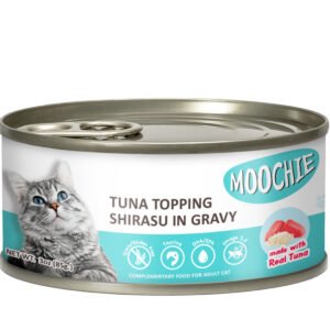 Moochie Adult Tuna Topping Shirasu 85g Can