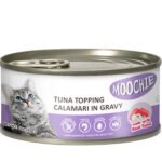MOOCHIE ADULT TUNA TOPPING CALAMARI 85g Can