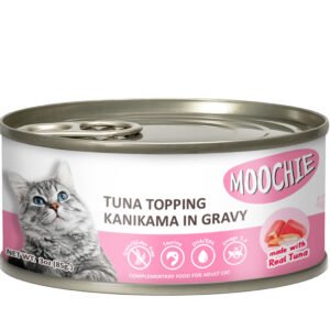 MOOCHIE ADULT TUNA TOPPING KANIKAMA 85g Can