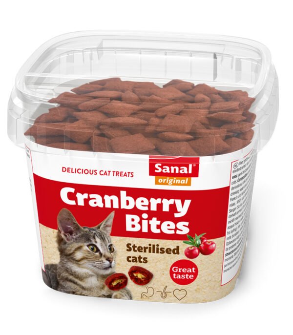SANAL CAT Cranberry Bites cup 75g