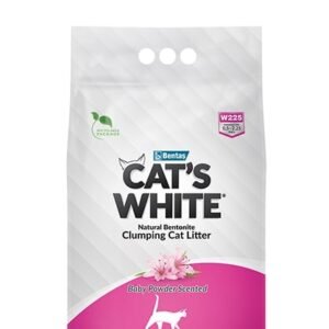 Cats White Baby Powder Bentonite Cat Litter 5L