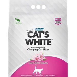 Cats White Baby Powder Bentonite Cat Litter 10L