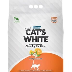 Cats White Orange Bentonite Cat Litter 10L