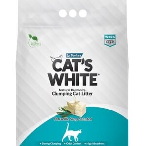 Cats White Marseille Soap Bentonite Cat Litter 10L