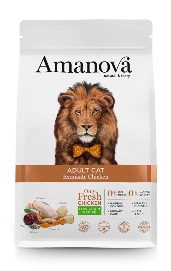 Amanova Dry Adult Cat Exquisite Chicken - 1.5kg
