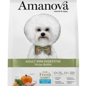 Amanova Dry Adult Mini Digestive Divine Rabbit - 2kg