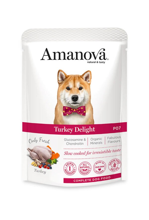 Amanova Wet Adult Dog Turkey Delight - 100g