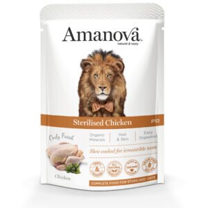 Amanova Wet Cat Sterilized Chicken - 85g