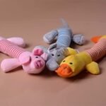 Plush Pet Squeakz Ducky/Piggy/Ely Dog Toy - 24 x 14cm(1pc)