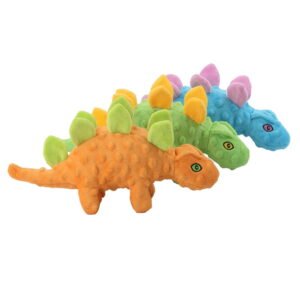 Plush Pet Stegosaurus Dog Toy 33 x 14 x 7cm(1pc)