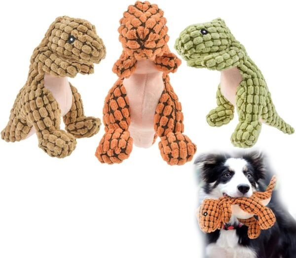 Plush Pet Dinosaur Dog Toy 25cm(1pc)