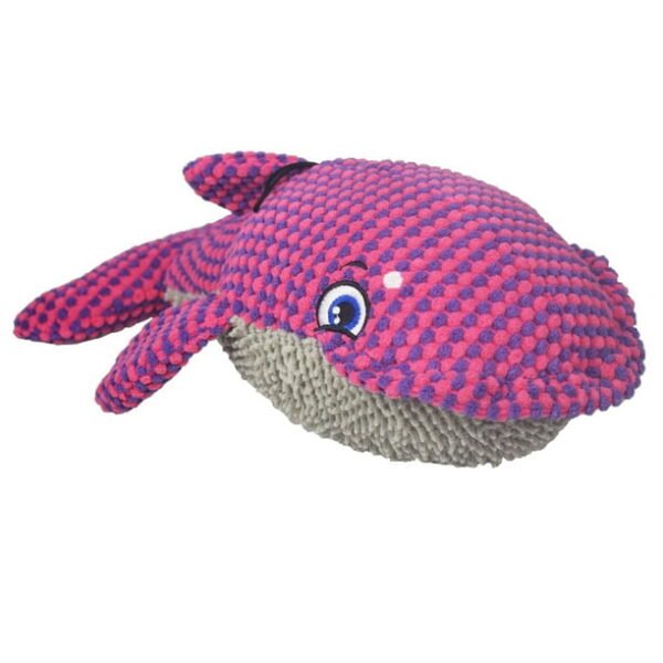 Plush Pet whale Small Dog Toy - 28 x 13cm