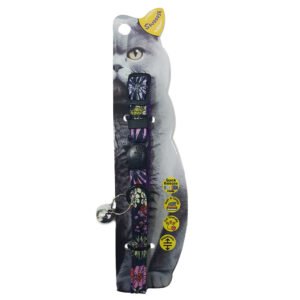 Swooosh Flower of Ocean safe collar C-10mm 18/28cm purple