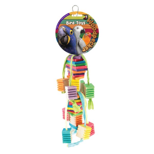 Woodpecker Bird Toy Climbing Block 40*10 Cm