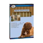 Four Paws Safety Gate Metal Walk Thru Gate (30 and-34 and x 39.25 and)