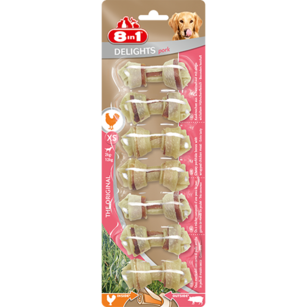 8in1 DELIGHTS pork XS 7pcs 36 XG