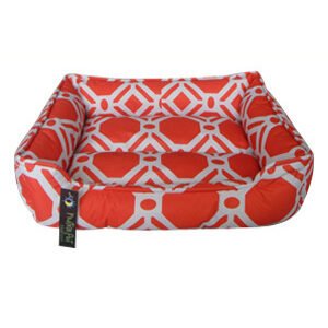 Nutrapet Diamond Orange and White Cat Bed 52*42*10