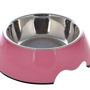 Nutrapet Melamine Round Bowl Pink XL:27 *9Cms 1400/ml 47.2oz