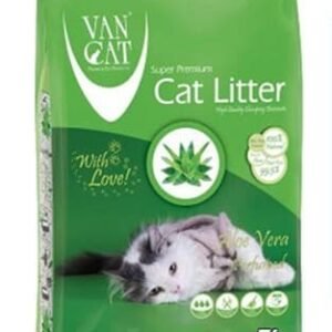 Van Cat White Clumping Bentonite Cat Litter Aloe Vera 5Kg