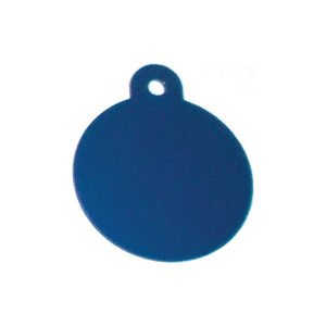 Imarc Pet Tag Circle Large Blue