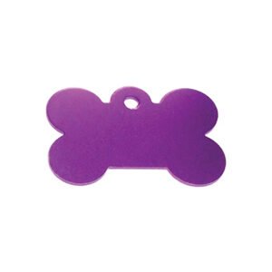 Imarc Pet Tag Bone Small Purple