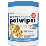 Petkin Extra Mega Valu Petwipes 200Ct