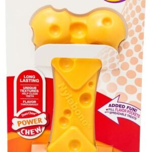 Nylabone Power Chew Cheese Bone Wolf Medium