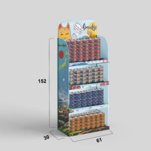 Smudges Pet Food Display L61Cm X W30Cm X H152Cm( Product+Display)