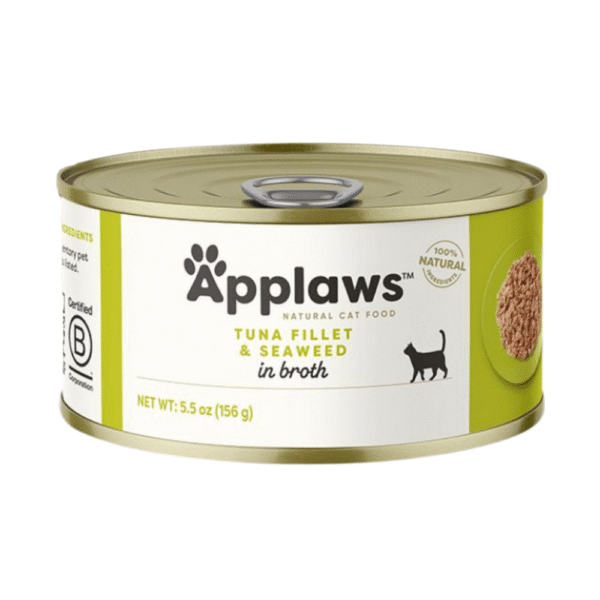 Applaws Natural Tuna Fillet with Seaweed Wet Cat Food 156G