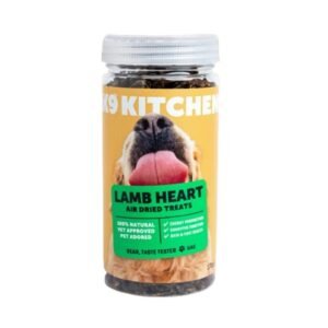 The K9 Kitchen Lamb Heart Air Dried Dog Treats