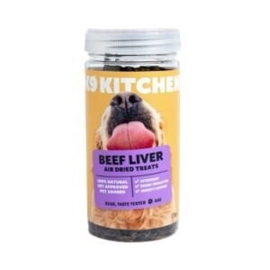 The K9 Kitchen Beef Liver Air Dried Dog Treats