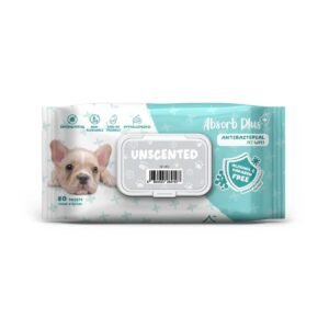 Absorb Plus AntiBacterial Pet Wipes Unscented