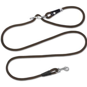 Curli Vario Comfort Dog Leash - BROWN/SMALL