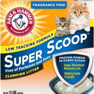 Arm&Hammer Fragrance-Free Super Scoop Clumping Cat Litter