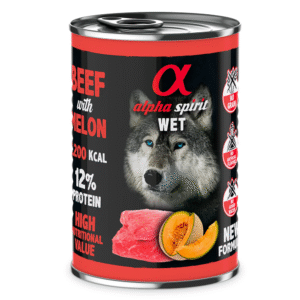 Alpha Spirit Beef With Melon Adult Wet Dog Food 400G