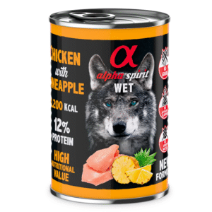 Alpha Spirit Chicken With Pineapple Adult Wet Dog Food 400G