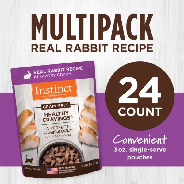Instinct Healthy Cravings Rabbit Wet Cat Food 24x85g