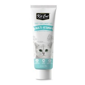 Kit Cat Daily Nutritional Supplement Gel Multi-Vitamins for Cats & Kittens 120G