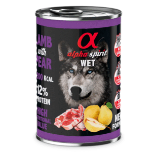 Alpha Spirit Lamb With Pear Adult Wet Dog Food 400G