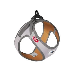 Curli Glow Curli Clasp Reflective Vest Harness for Dogs - GREY/SMALL