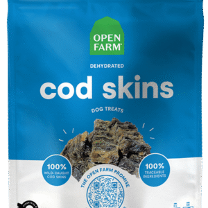 Open Farm Dehydrated Cod Skin Dog Treat 63G