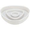 Trixie Slow Feeding Plastic Bowl for Cats - WHITE/15CM