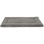 Trixie Lonni Corduroy Plush Lying Mat for Dogs - GREY/75X55CM