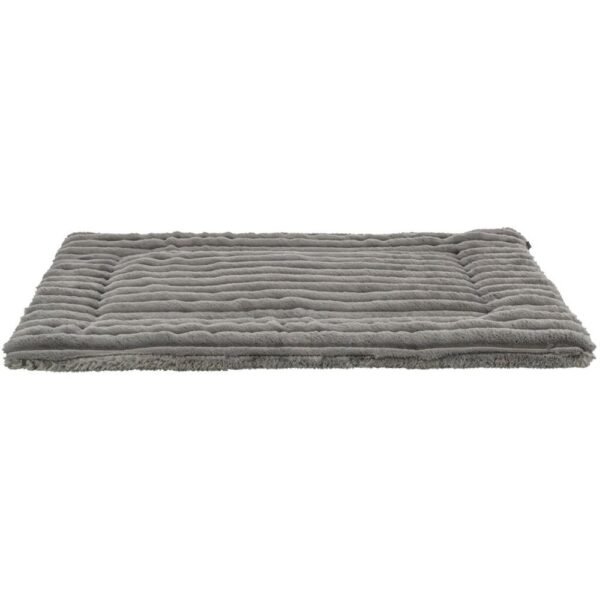 Trixie Lonni Corduroy Plush Lying Mat for Dogs - GREY/90X65CM