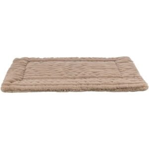 Trixie Lonni Corduroy Plush Lying Mat for Dogs - LIGHT BROWN/90X65CM