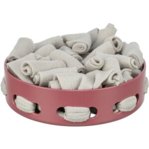 Trixie Cat Activity Plastic Hide'N'Sniff Bowl Cat Toy Red/18cm