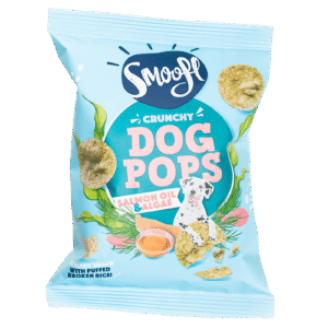Smoofl Crunchy Salmon & Algae Pops Dog Treats - 24G