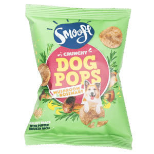 Smoofl Crunchy Mushroom & Rosemary Pops Dog Treats - 24G